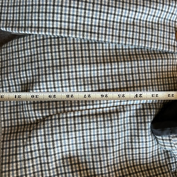 Target A New Day AND oversized heavyweight Blue plaid Blazer Jacket XXL - Picture 4 of 7